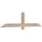 Ekena Millwork Eugene Smooth Timber Gable Bracket, Douglas Fir, 60"W x 15"H x 1 1/2"D x 3 1/2"F, 6/12 Pitch GBW060X15X0204EUG00SDF - alternate 4